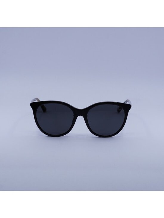 Burberry BE4464D 416187 Women Sunglasses Black Cat Eye Frame, Grey Lenses main image 6